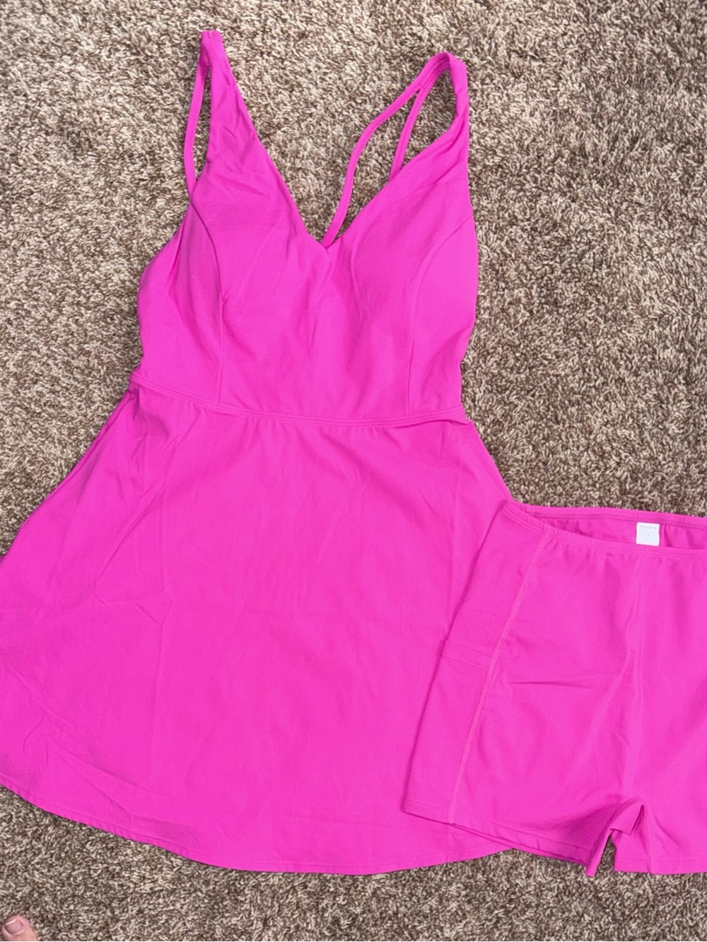 HALARA Bright Fuchsia Camisole Chemise and Shorts Set